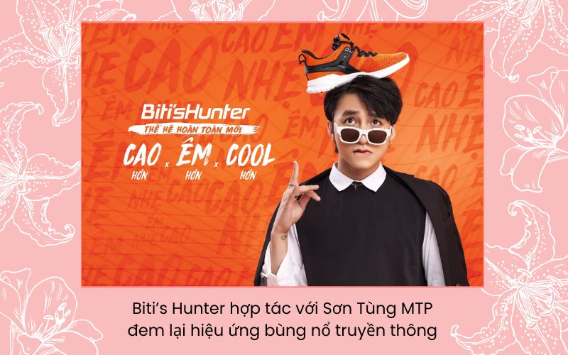 Biti’s Hunter hợp tác thành công với Sơn Tùng MTP. 