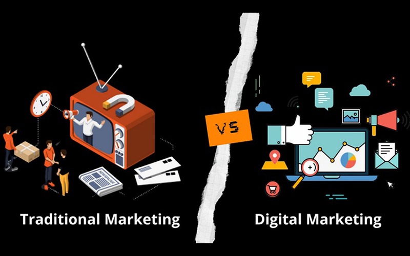 Marketing số và marketing truyền thống có nhiều khác biệt