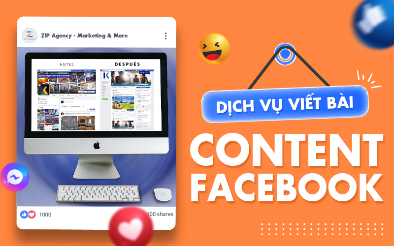 Dịch vụ viết bài content Facebook