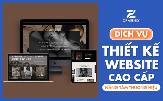 thiết kế website cao cấp