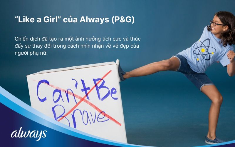 Chiến dịch “Like a Girl” của Always (P&G)