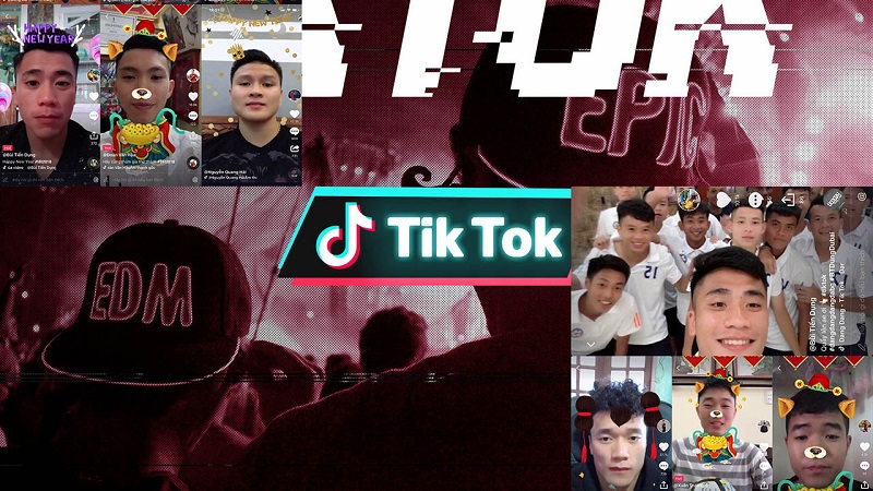 Mạng xã hội Tiktok là nơi ra đời nhiều trend mới.