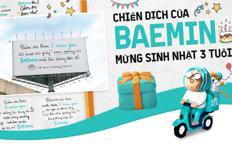 Chiến dịch “cảm ơn” dịp sinh nhật 3 tuổi của BAEMIN ghi điểm mạnh mẽ với người dùng 