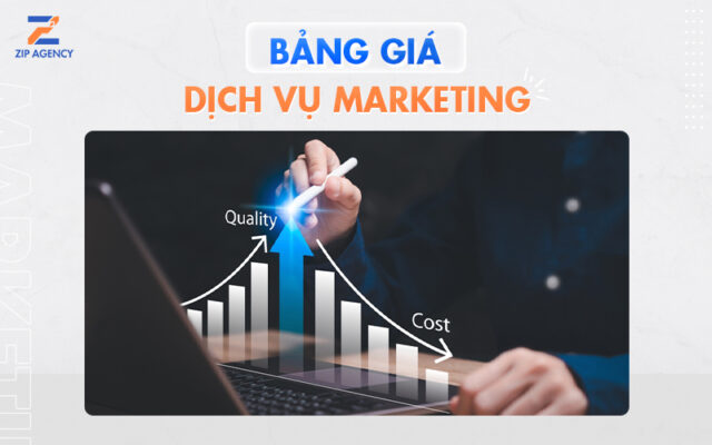 Bảng giá dịch vụ Marketing