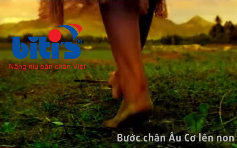 Câu tagline “Nâng niu bàn chân Việt” của Bitis không thay đổi trong suốt gần 40 năm qua