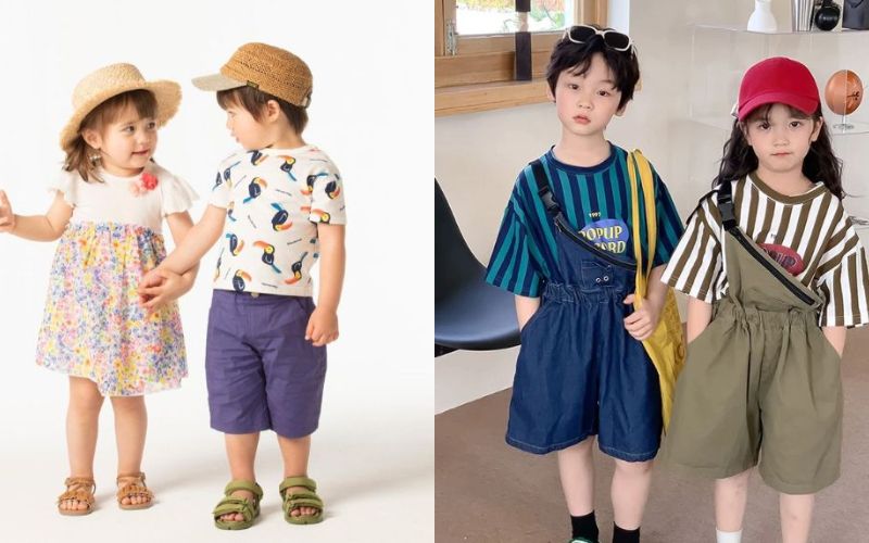 Marketing thời trang trẻ em luôn ưu tiên kiểu dáng cute và chất liệu an toàn