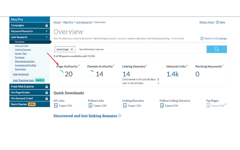 Page Authority (PA) được tính toán dựa trên một hệ thống điểm thang 100